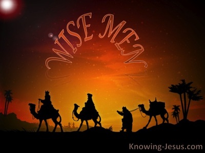 Matthew 2:1 Wise Men Came From The East (brown)